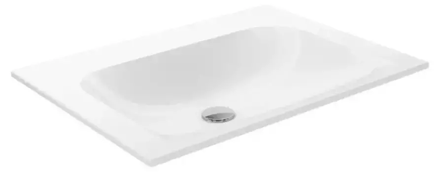 Раковина «Keuco» Plan 65 без отверстия 32950316500 фарфоровая белый