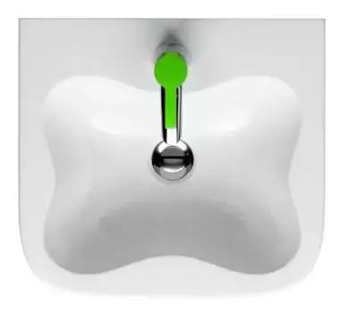 Раковина «Laufen» Florakids 45х41 фарфоровая белая