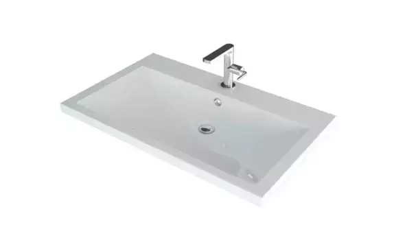 Раковина «Madera» Alice 75 литьевой мрамор белая