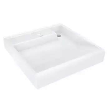 Раковина над стиральной машиной «Kirovit» Престиж 60/60 фаянсовая белая