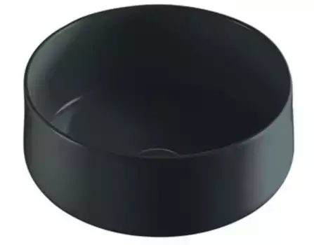 Раковина «Orange» B07-345B 34/34 фарфоровая чёрная матовая