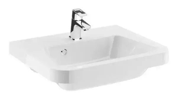 Раковина «Ravak» 10° 55 литьевой мрамор белая