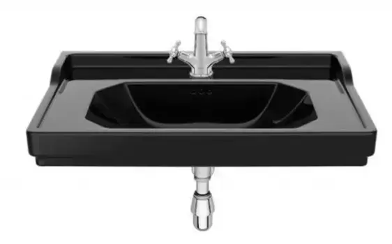 Раковина «Roca» Carmen 80/50 73270A0560 фарфоровая черная