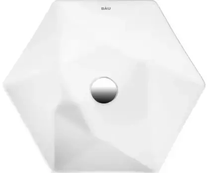 Раковина «Runo» Cristallo 40/40 фарфоровая белая