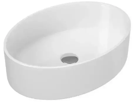 Раковина «Runo» Ovale 50 фарфоровая белая