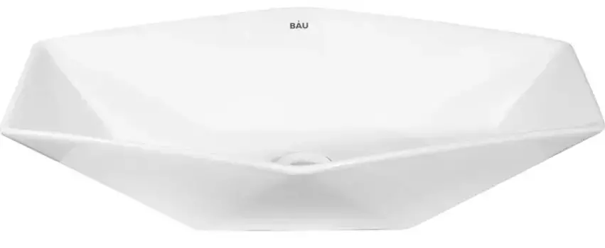 Раковина «Runo» Poligono 64/40 фарфоровая белая