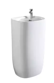 Раковина с пьедесталом «Vincea» 50/46 VBS-2P202 фарфоровая белая