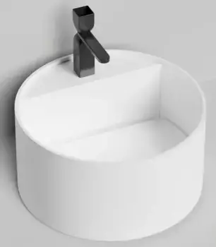 Раковина «Salini» Armonia Round Top 02 искусственный камень белая матовая