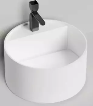 Раковина «Salini» Armonia Round Top 02 S-Sense искусственный камень белая глянцевая
