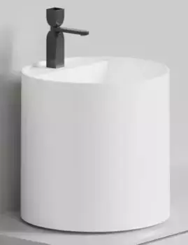 Раковина «Salini» Armonia Round Top 03 45/45 S-Sense искусственный камень белая глянцевая