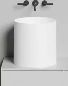 Раковина «Salini» Armonia S-Sense 46/46 130118G искусственный камень белая глянцевая