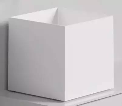 Раковина «Salini» Armonia Square 03 45/45 S-Sense искусственный камень белая глянцевая