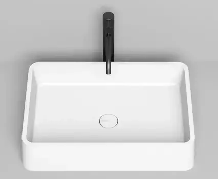 Раковина «Salini» Gloria 07 55/35 1102207M искусственный камень белая матовая
