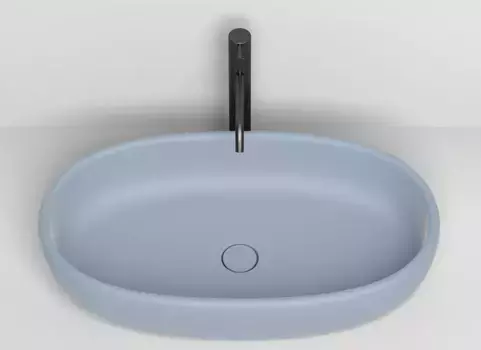 Раковина «Salini» Luce 70/40 110721MRF искусственный камень цвет под заказ (покраска по RAL полностью)