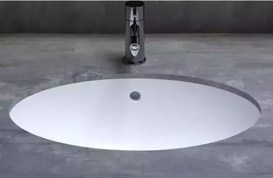 Раковина «Salini» Marea 57/40 1101109M искусственный камень белая матовая