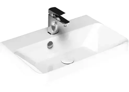 Раковина «Sanovit» Luxury 55/37 (mini) 11055-KL фарфоровая белая