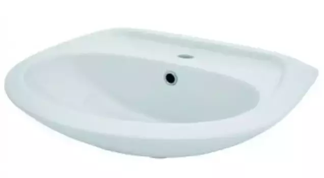 Раковина «Santek» Бриз 55/45 1.WH11.0.460 фарфоровая белая