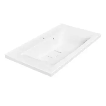 Раковина «Vincea» 80/45 VCB-3M800W искусственный камень белая