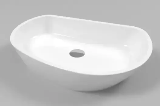 Раковина «Whitecross» Ametrine 60/37 искусственный камень белая