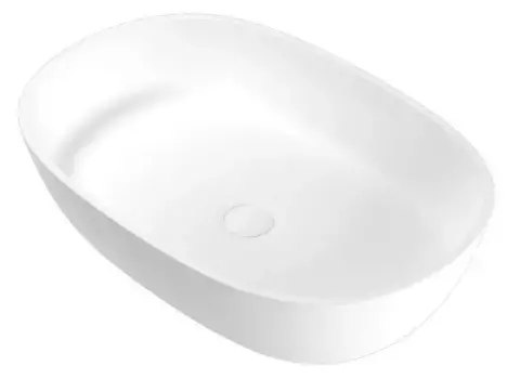 Раковина «Whitecross» Opal 56/38 искусственный камень белая матовая