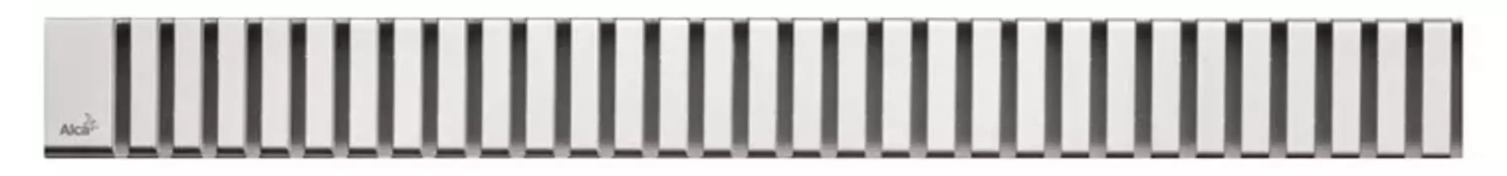 Решетка «AlcaPlast» Line 850 матовый хром