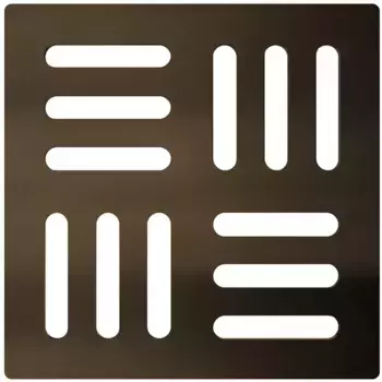 Решётка «AlcaPlast» MPV001-102Antic бронза