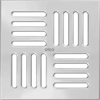 Решётка «AlcaPlast» MPV009-143 нержавеющая сталь