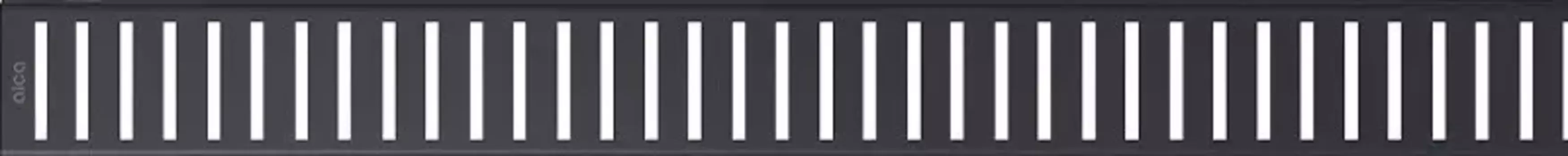 Решётка «AlcaPlast» PURE-550 чёрная матовая