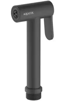 Ручная гигиеническая лейка «Акватек» AQ2057MB чёрная матовая