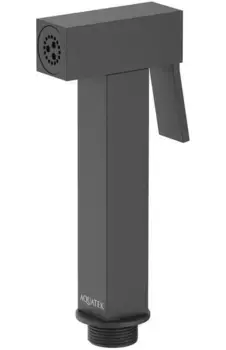 Ручная гигиеническая лейка «Акватек» AQ2058MB чёрная матовая