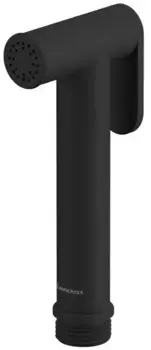 Ручная гигиеническая лейка «Whitecross» BIDETTA-BL чёрная матовая