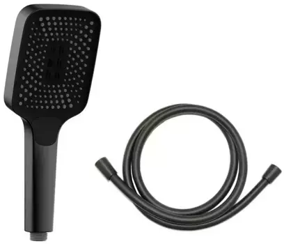 Ручная лейка «Vincea» VSHN-41HMB со шлангом чёрная