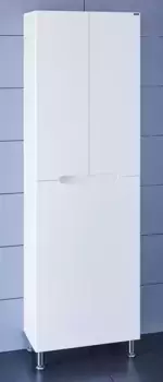 Шкаф «СанТа» Лондон 60 с корзиной белый