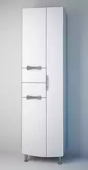 Шкаф «Spectrum» Солар 50 с корзиной белый лак