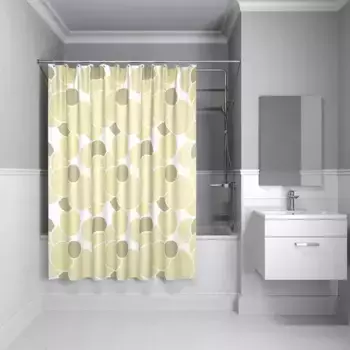 Штора для ванной «Iddis» Basic 230P24Ri11 240/200 cream balls