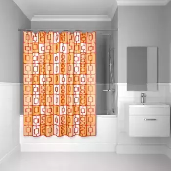 Штора для ванной «Iddis» Basic 280P24Ri11 240/200 orange toffee