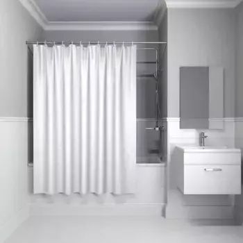 Штора для ванной «Iddis» Basic B53P218i11 180/200 белая