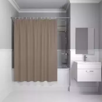 Штора для ванной «Iddis» Basic BL03P24i11 240/200 коричневая
