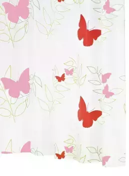 Штора для ванной «Ridder» Butterflies 32606 180/200 мультиколор