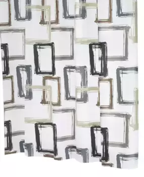 Штора для ванной «Ridder» Pattern 32388 180/200 белая/бежевая