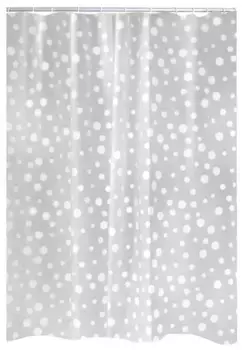 Штора для ванной «Ridder» Schneeflocke 303151 180/200 полупрозрачная