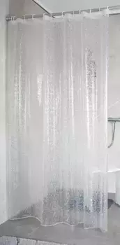 Штора для ванной «Ridder» Stone 3106300 180/200 полупрозрачная