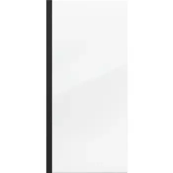 Шторка на ванну стеклянная «Bravat» Alfa 70/150 прозрачная/чёрная матовая универсальная