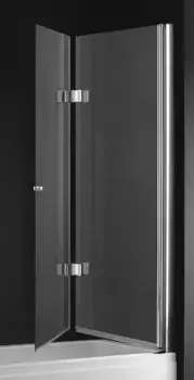 Шторка на ванну стеклянная «Cezares» VERONA-W-V-21-120-C-Cr прозрачная универсальная