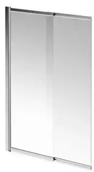 Шторка на ванну стеклянная «Kerama Marazzi» Vetro 100/150 прозрачная/хром универсальная