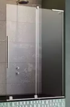 Шторка на ванну стеклянная «Radaway» Furo SL PND II Door 120/150 прозрачная/хром правая