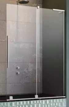 Шторка на ванну стеклянная «Radaway» Furo SL PND II Door 110/150 прозрачная/хром правая