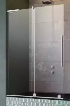 Шторка на ванну стеклянная «Radaway» Furo SL PND II Door 110/150 прозрачная/хром левая