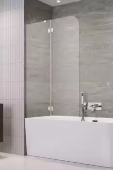 Шторка на ванну стеклянная «Radaway» Torrenta PND II 120/150 прозрачная/хром левая