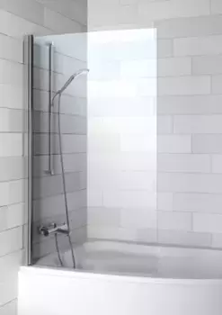 Шторка на ванну стеклянная «Riho» Novic Z108L Lyra 90/150 прозрачная левая